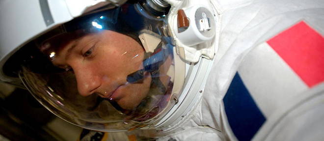 Thomas Pesquet (ici en 2017) effectuera mercredi sa troisieme sortie dans l'espace.
