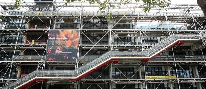Centre Pompidou: l'emblematique "chenille" renovee