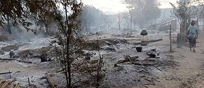 Birmanie: un village incendie, des habitants accusent l'armee