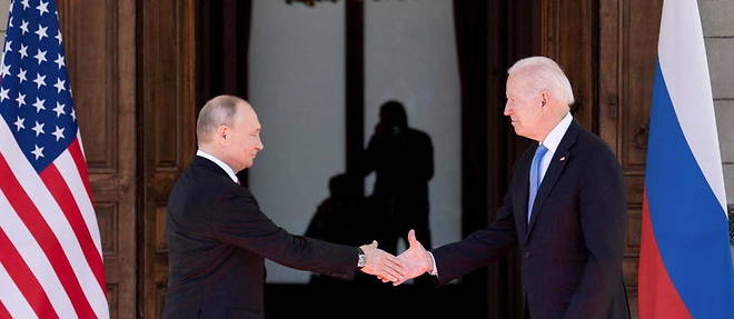 Joe Biden et Vladimir Poutine.
