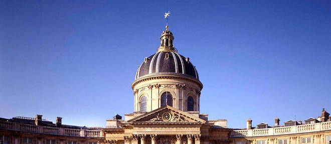 L'Institut de France, siege de l'Academie francaise, a Paris.
