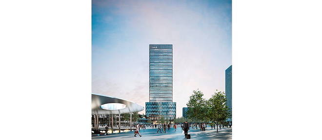 La place Charles-Beraudier, situee au pied de la tour To-Lyon et dans le prolongement de la gare, sera agrandie et amenagee sur plusieurs niveaux d'ici a 2024.