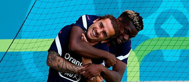 Paul Pogba et Antoine Griezmann ont ete les deux hommes forts de l'equipe de France sur les deux premiers matchs de poules de cet Euro.
