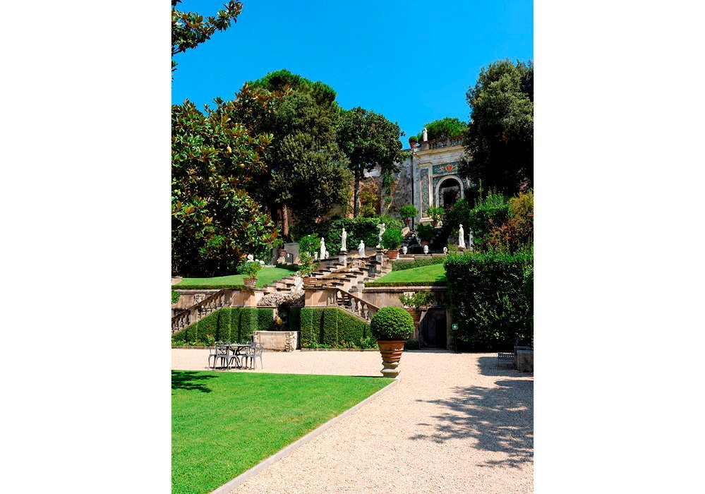 Les jardins du palais Colonna.