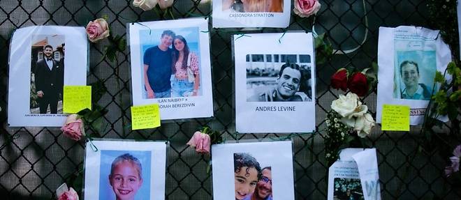 Un memorial pour mettre des visages sur les disparus de l'immeuble effondre en Floride