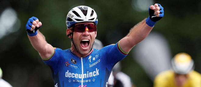 Cavendish, qui s'est impose pour la premiere fois le 9 juillet 2008 a Chateauroux (cinquieme etape), n'est plus qu'a trois succes d'etapes du record detenu par le Belge Eddy Merckx.
