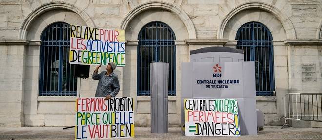 Au proces de Greenpeace, un procureur "deplaisant" pour EDF