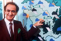 Alain Gillot-Petre dans les annees 1980 sur Antenne 2.
