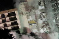 Immeuble effondr&eacute; en Floride&nbsp;: le reste du b&acirc;timent a &eacute;t&eacute; d&eacute;truit