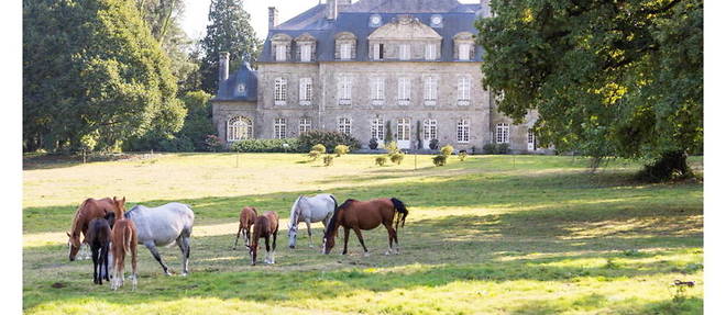Chateau du Launay dans le Morbihan.
