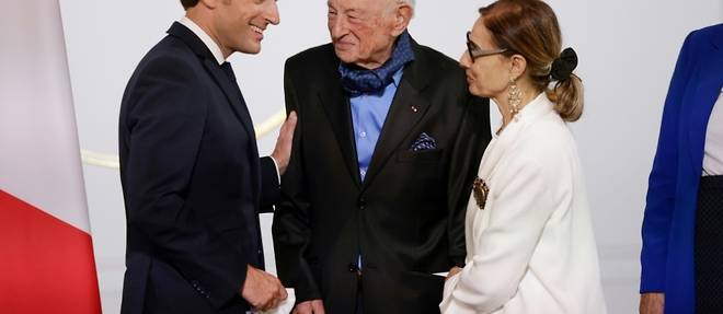 Macron celebre les 100 ans d'Edgar Morin, "homme siecle"