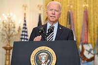Sans fanfaronnade, mais sans d&eacute;shonneur: Joe Biden justifie le retrait d&eacute;finitif d'Afghanistan