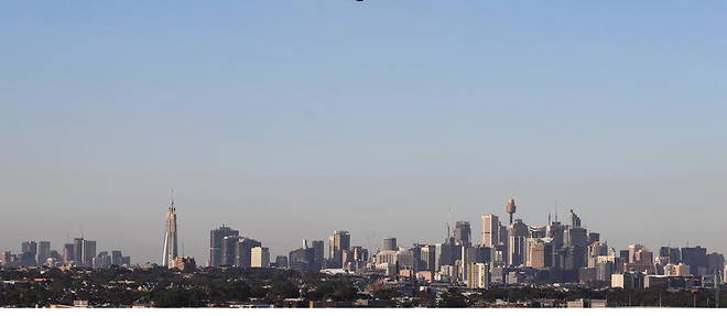 La ville de Sydney au debut de la pandemie, en mars 2020.
