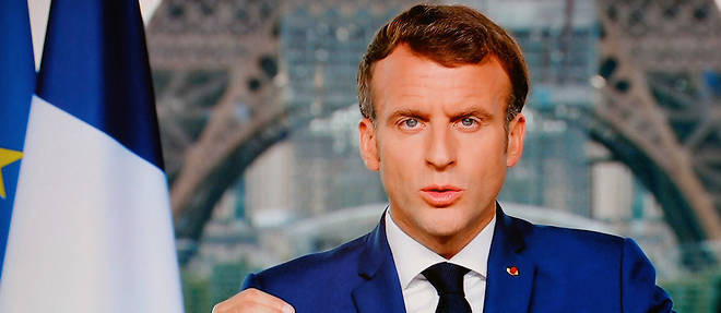 L'allocution d'Emmanuel Macron le 12 juillet.
