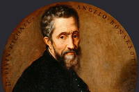 Un portrait de Michel-Ange, peint par l'artiste Floris.
