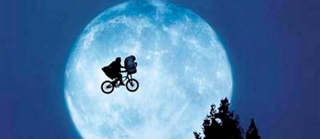 Image extraite du film ET, de Steven Spielberg (1982).
