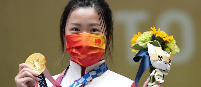 La tireuse d'elite chinoise Yang Qian a decroche la premiere medaille d'or des JO de Tokyo.
