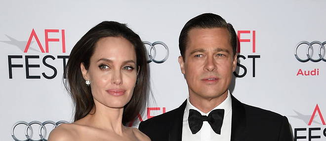 Angelina Jolie et Brad Pitt en novembre 2015.
