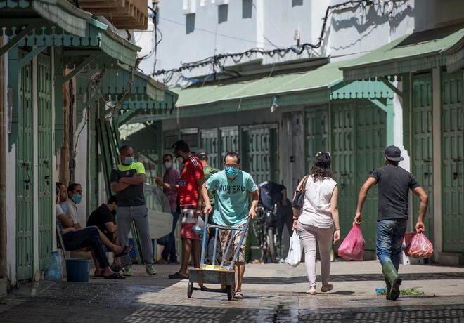 Pour certains Marocains, « il est préférable d'avoir une souveraineté complète sur ces technologies (de cybersurveillance) pour éviter l'intervention de toute partie étrangère ». 
 ©  FADEL SENNA / AFP