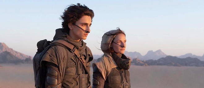Timothée Chalamet et Rebecca Ferguson dans « Dune ».
