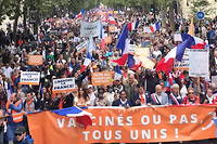 Pass sanitaire&nbsp;: 237&nbsp;000 manifestants recens&eacute;s, dont 17&nbsp;000 &agrave; Paris