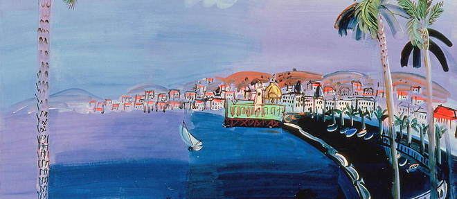 La celebre << Baie des Anges >>, peinte par Raoul Dufy en 1926.
