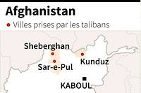 Afghanistan : trois nouvelles capitales provinciales du Nord aux mains des talibans