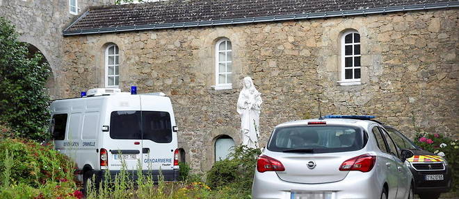 L'enquete sur le meurtre du pretre de 60 ans, le pere Olivier Maire, continue.
