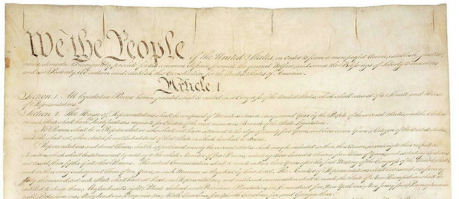  La Constitution des Etats-Unis, promulguee en 1787.

