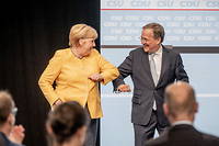 Allemagne&nbsp;: Angela Merkel au chevet des r&eacute;gions sinistr&eacute;es