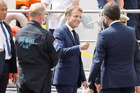 &Agrave; Marseille, Emmanuel Macron rode sa campagne