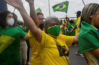 Br&eacute;sil&nbsp;: des milliers de manifestants pro-Bolsonaro dans la rue