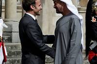 Macron re&ccedil;oit le prince h&eacute;ritier d'Abou Dhabi, partenaire cl&eacute; dans le Golfe