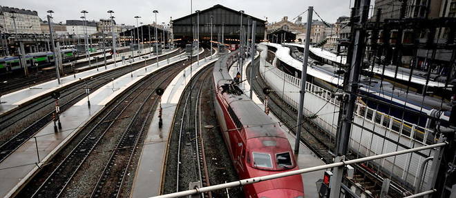 La gare du Nord a Paris.
