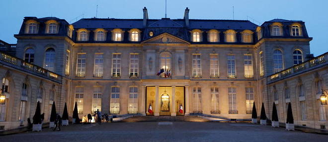 Le palais de l'Elysee, a Paris.
