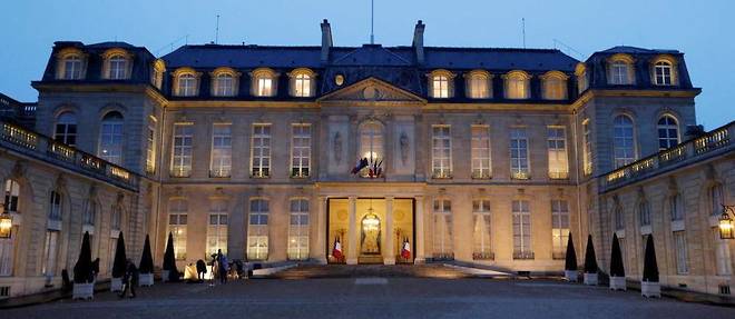 Le palais de l'Élysée, à Paris.
