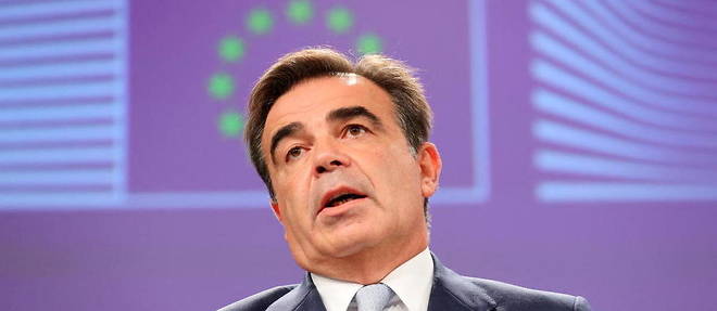 Le commissaire grec Margaritis Schinas est vice-president de la Commission europeenne, charge des migrations.
