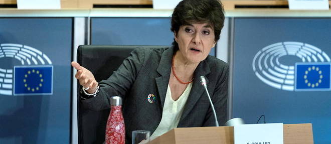 Sylvie Goulard, au Parlement europeen, en octobre 2019.
