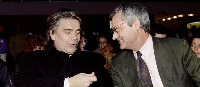 Bernard Tapie et Jean-Louis Bianco en 1992.
