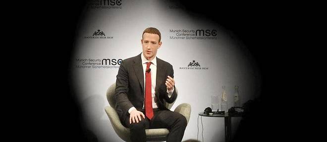 Le créateur de Facebook, Mark Zuckerberg en février 2020 à Munich lors d'une conférence sur la sécurité.
