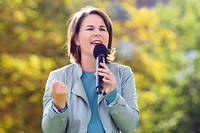 Annalena Baerbock a ouvert la porte a une coalition avec le SPD et le FDP.

