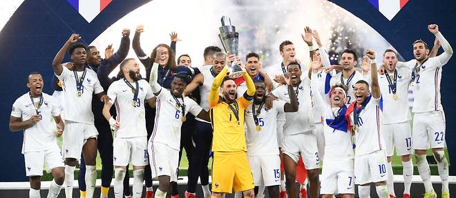 L'equipe de France a remporte la Ligue des nations en renversant (2-1) l'Espagne en finale.
