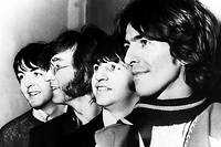 Paul McCartney, John Lennon, Ringo Starr et George Harrison, les Beatles a New York en 1968.
