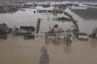 En février 2021, le village de Bassanne sous les eaux après les pluies diluviennes qui ont fait sortir la Garonne de son lit.  
