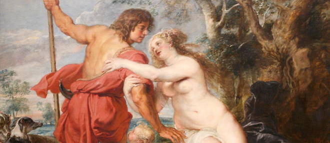 Peter Paul Rubens, << Venus et Adonis >>, 1635-1638, Metropolitan Museum of Art.

