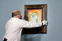 Le portrait de Marie-Thérèse Walter, estimé entre 20 et 30 millions de dollars, s'est vendu pour 40,47 millions.
