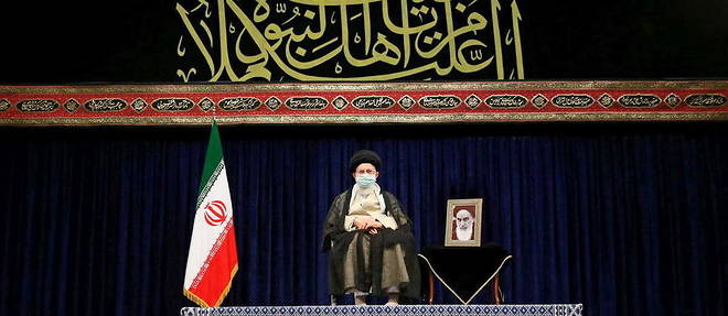 Le Guide supreme iraien l'ayatollah Ali Khamenei a Teheran le 27 septembre 2021.
