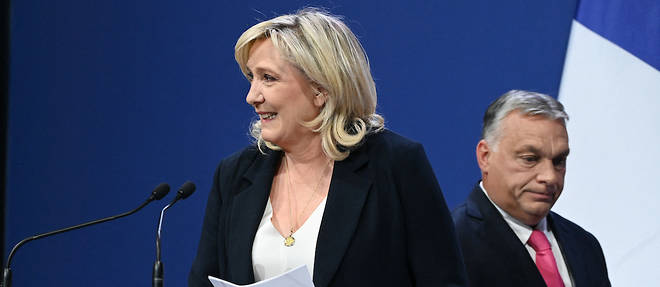 Marine Le Pen et Viktor Orban.
