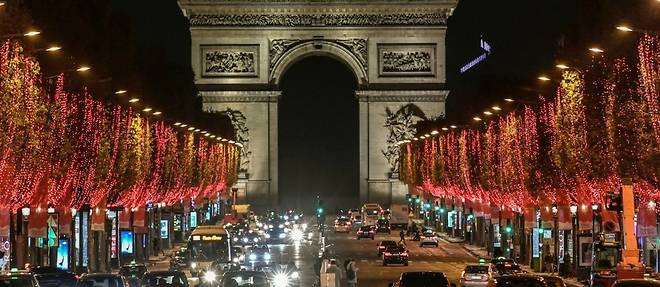 Les Champs-Elysees visent les 10 millions de visiteurs pour les fetes de fin d'annee