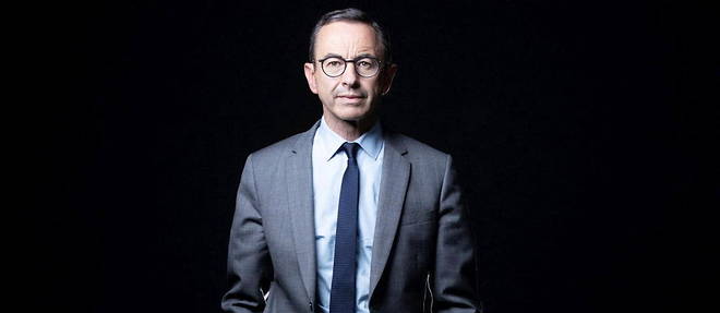 Bruno Retailleau, le senateur Les Republicains de Vendee et chef du groupe Les Republicains au Senat, a Paris, le 3 juin 2021. 
